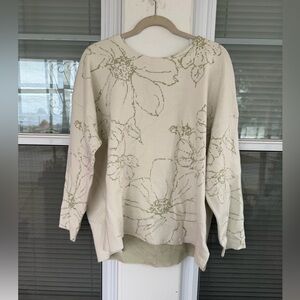 Tahari Floral Sweater